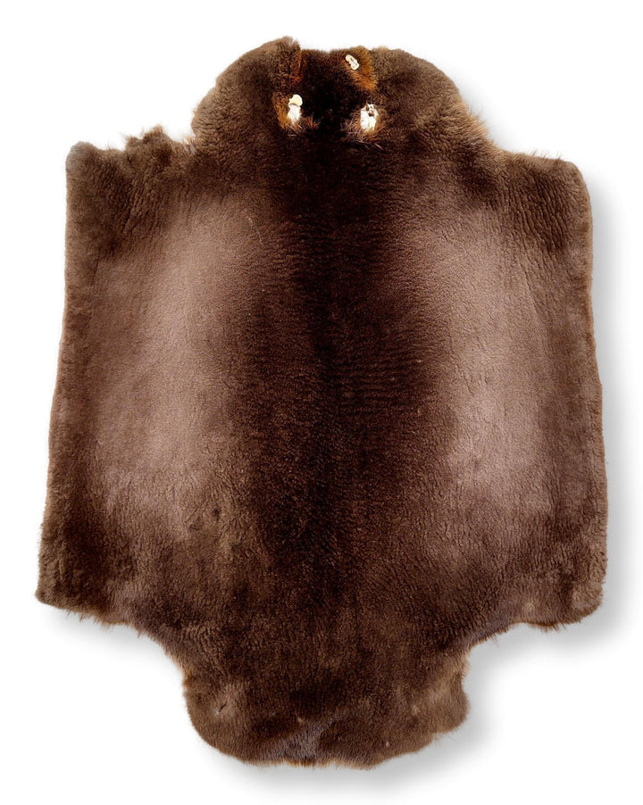 Beaver Sheared Brown - Dressed Fur Skin - Fur