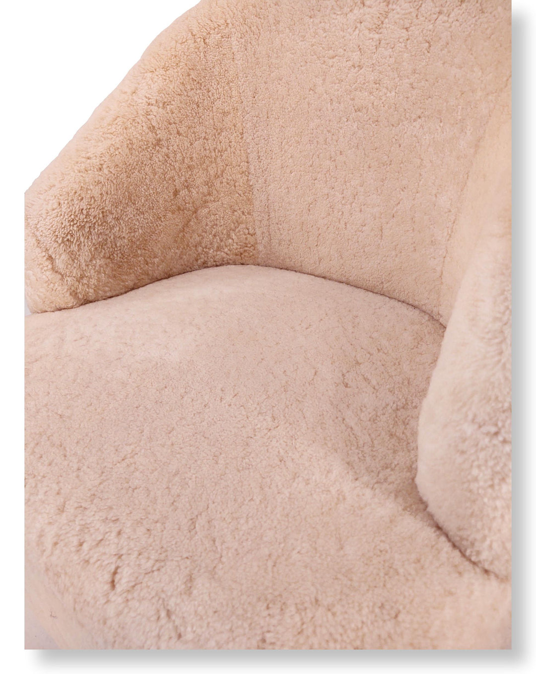 Lammeskindsstol Levinsky stol nr. 1 - Beige