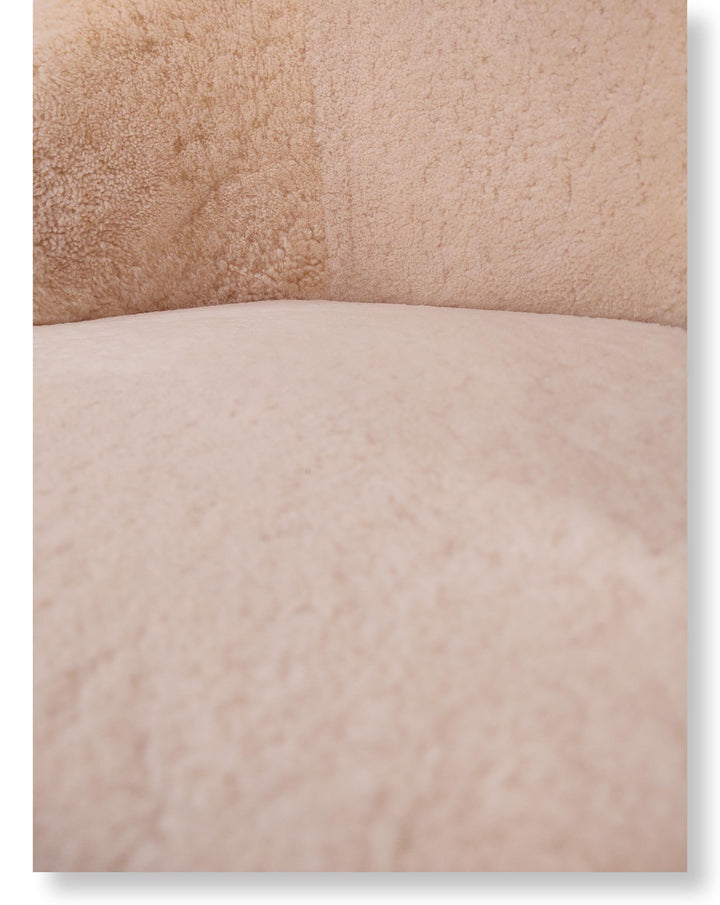 Lammeskindsstol Levinsky stol nr. 1 - Beige