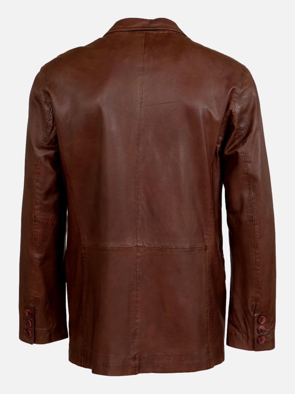 Kevin - Lamb Copper Leather - Man - Brown